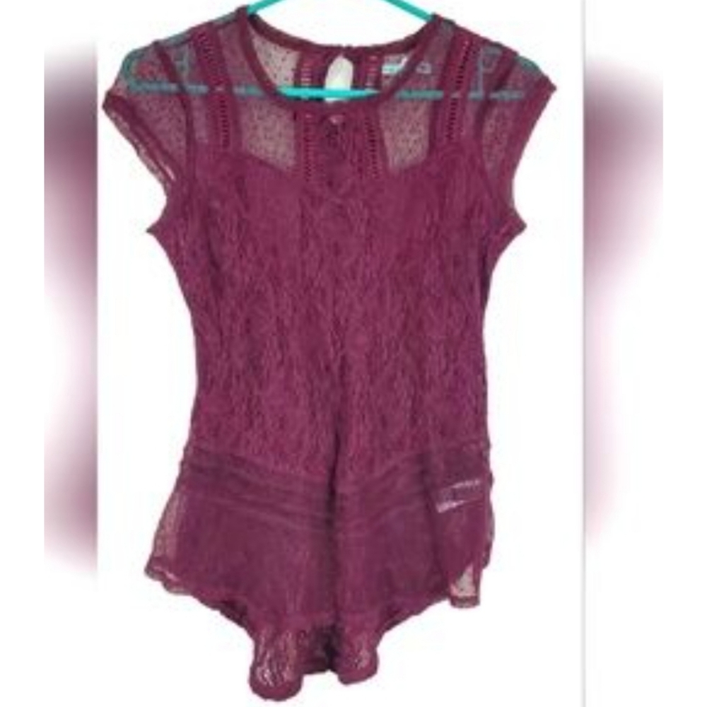 Maurices  semi mesh top